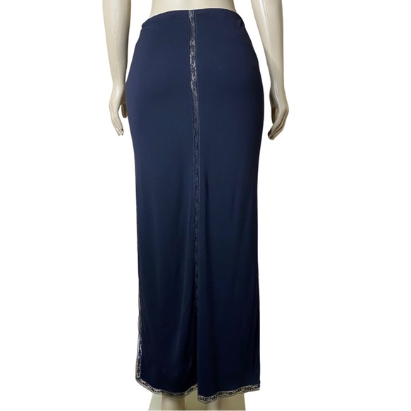 Rozae Nichols Designer Women’s Maxi Black Lace Skirt - Picture 2 of 7